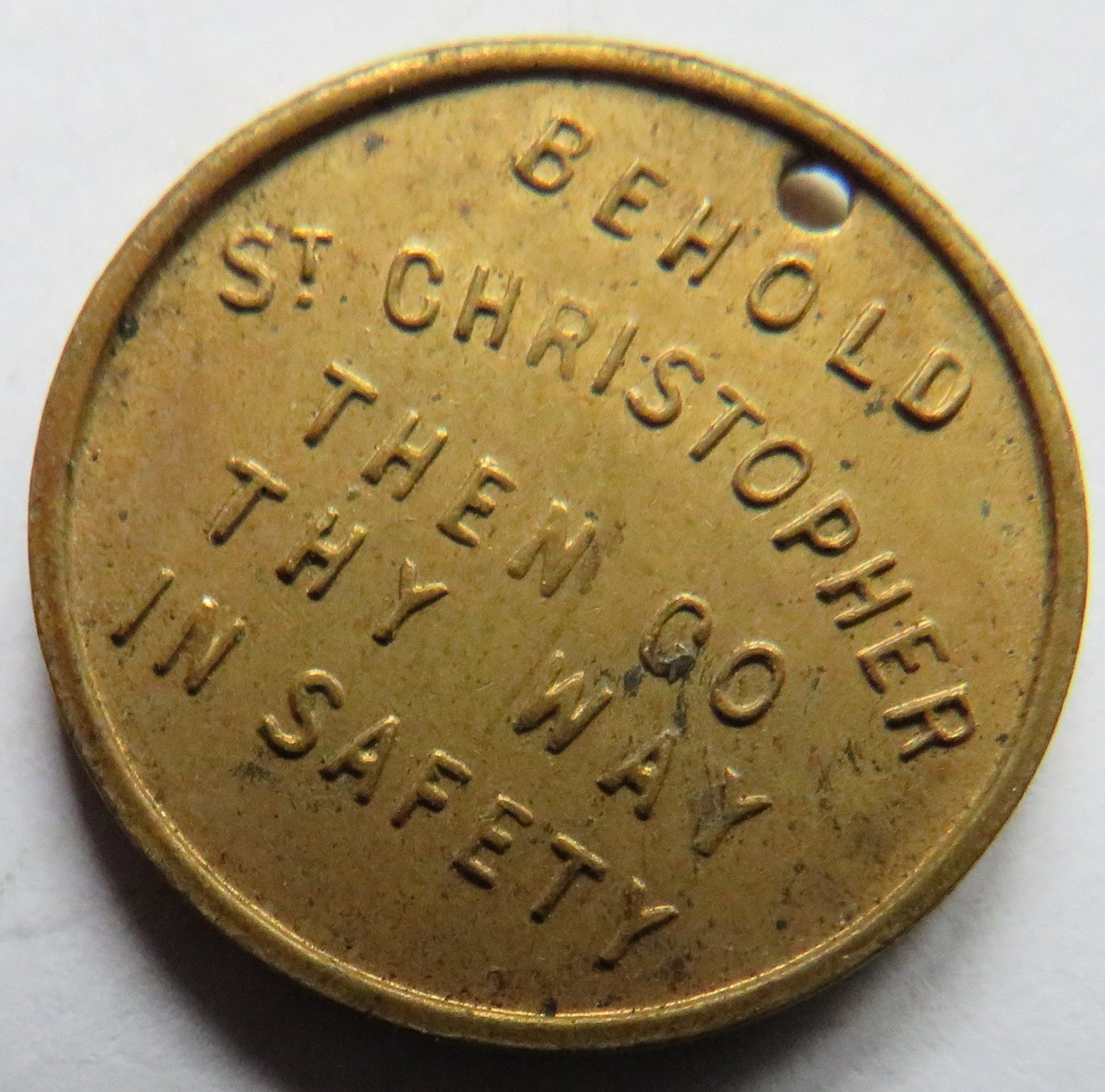 Vintage St Christopher Pendant