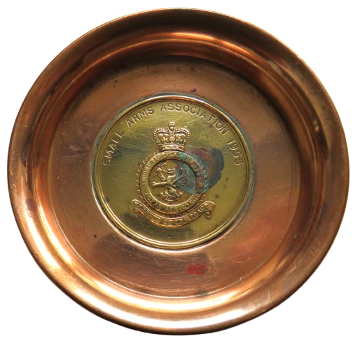 Vintage 1955 Small Arms Association Medal / Ashtray