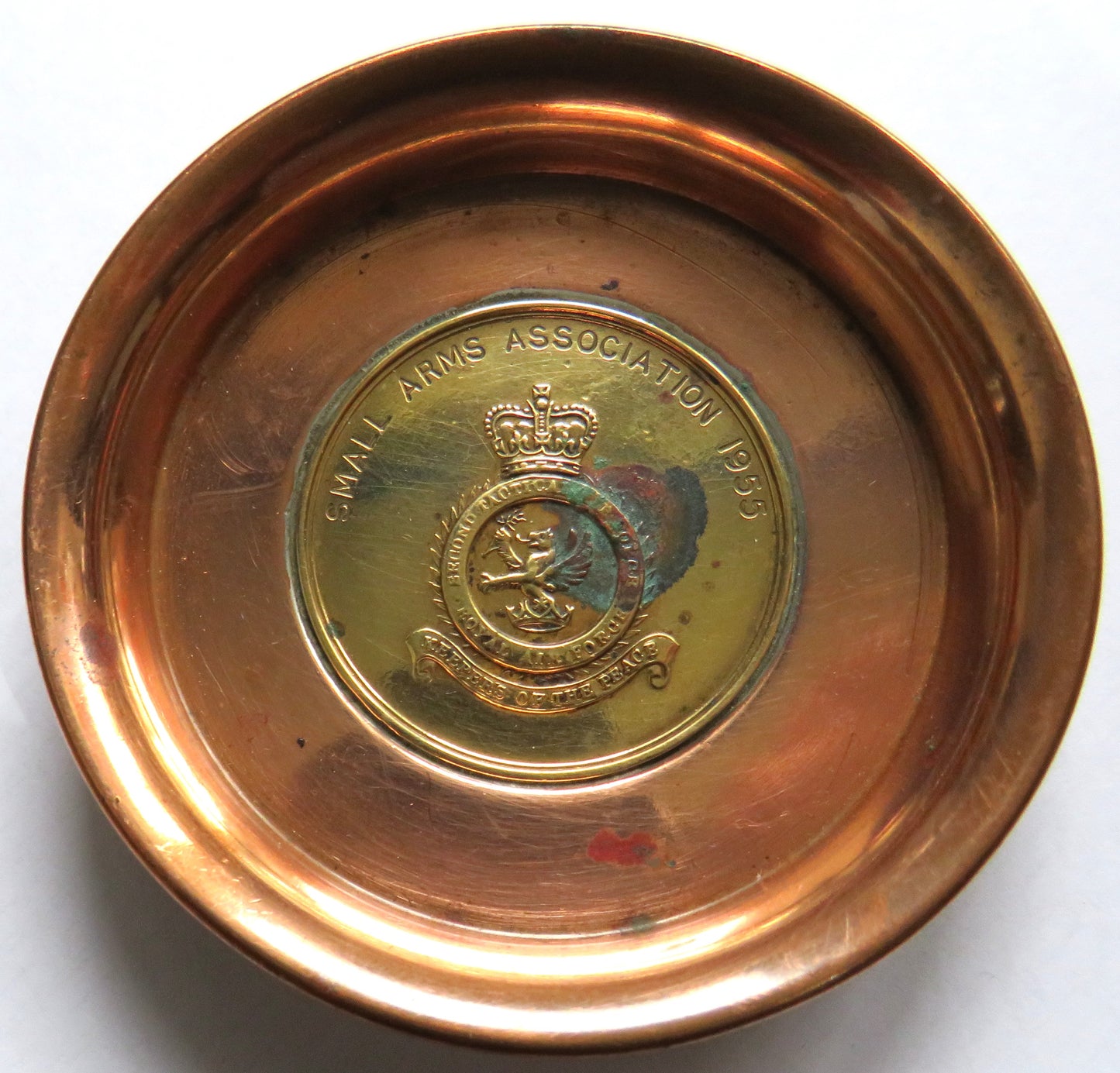 Vintage 1955 Small Arms Association Medal / Ashtray