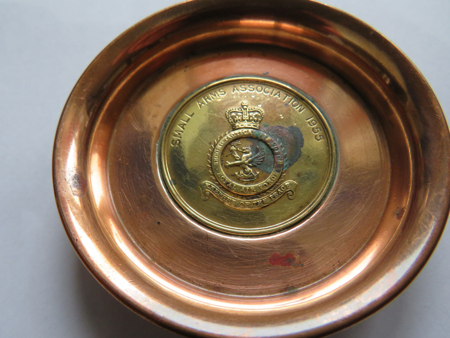 Vintage 1955 Small Arms Association Medal / Ashtray