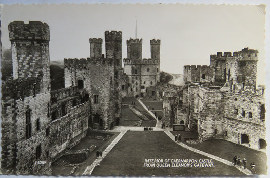 Vintage Postcard of Caernarvon Castle