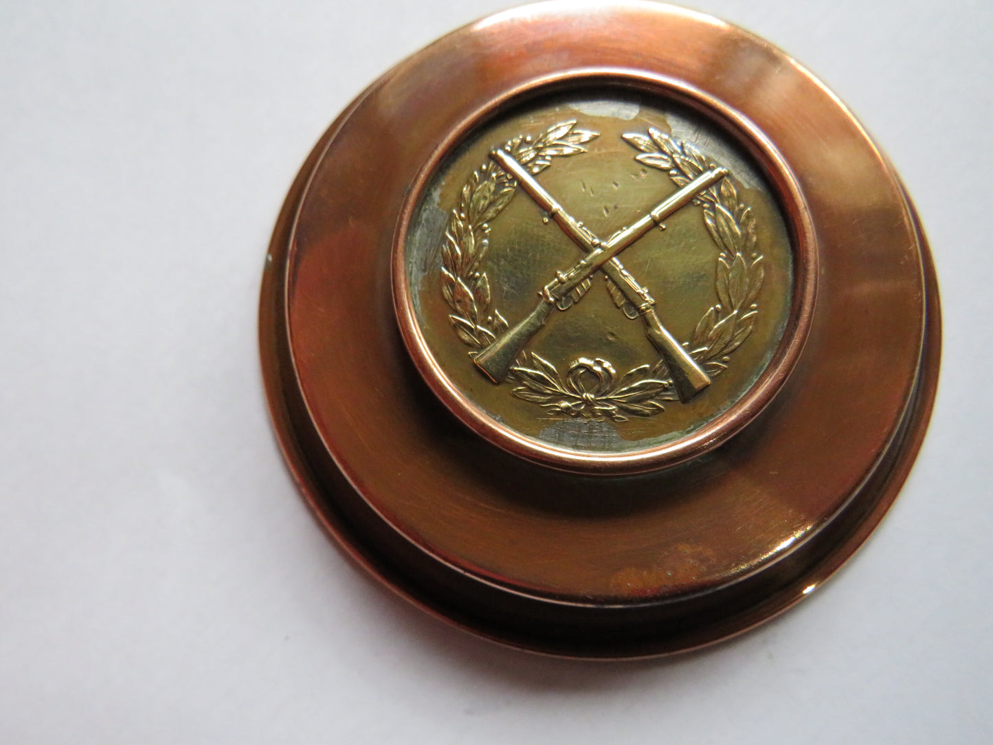 Vintage 1955 Small Arms Association Medal / Ashtray