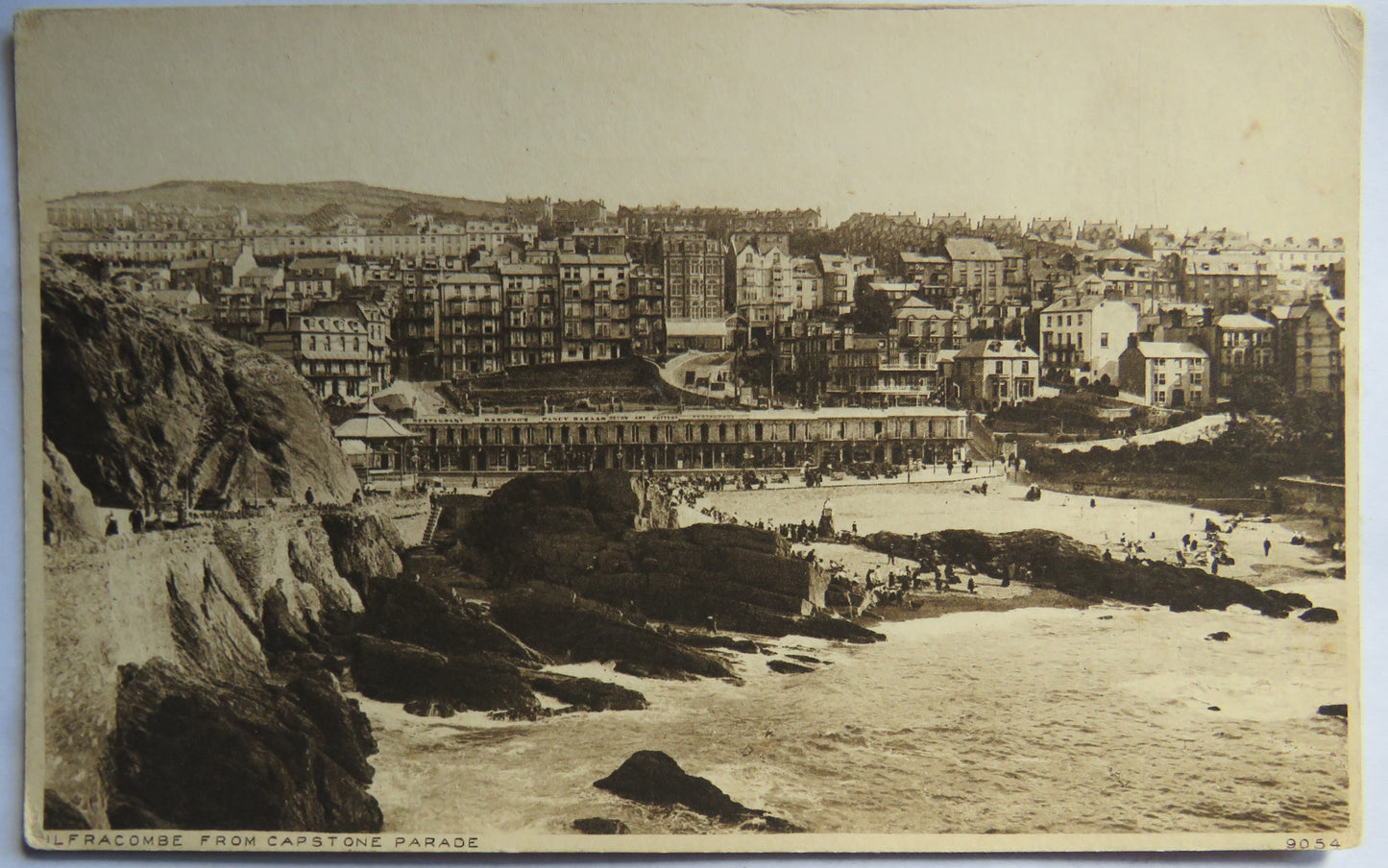 Vintage Postcard of Ilfracombe From Capstone Parade
