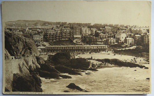 Vintage Postcard of Ilfracombe From Capstone Parade