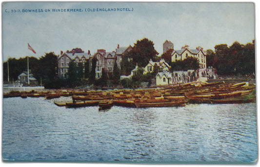 Vintage Postcard of Bowness On Windermere: Old England Hotel - Celesque Series image 1