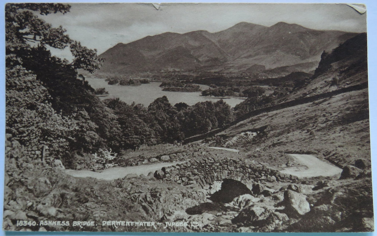 Vintage Postcard of Ashness Bridge, Derwentwater - Judges image 1