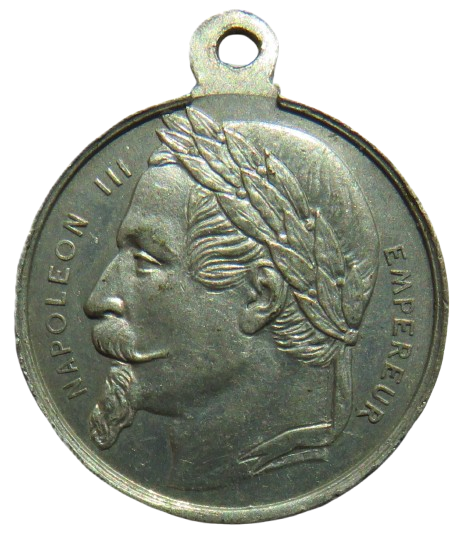 Napoleon III Emperor 1867 Paris Exhibition Medal