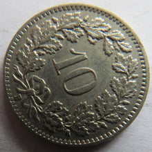 Load image into Gallery viewer, 1939 Switzerland 10 Rappen Coin
