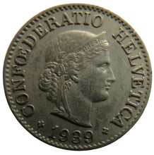 Load image into Gallery viewer, 1939 Switzerland 10 Rappen Coin
