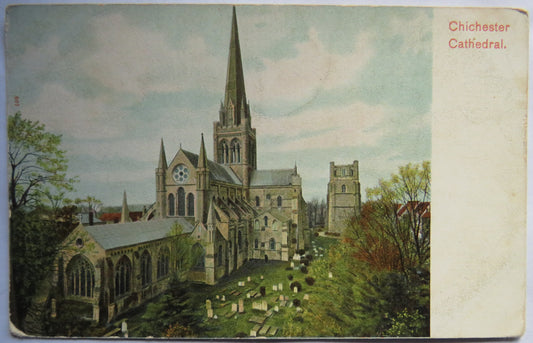 Vintage Postcard of Chichester Cathedral