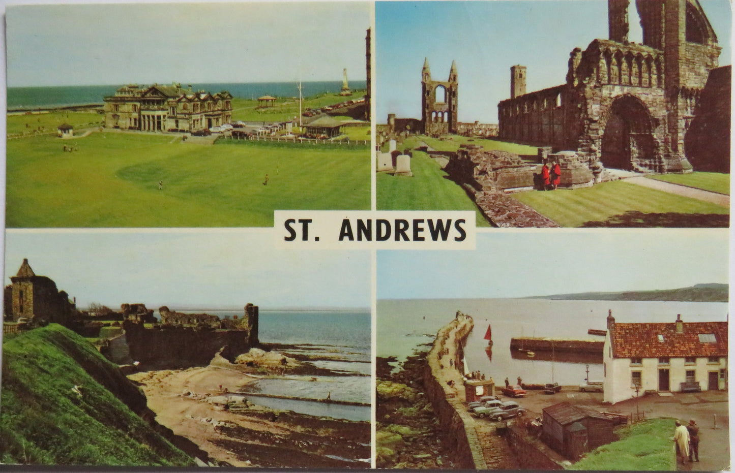 Vintage Postcard of Cathedral Ruins, St Andrews