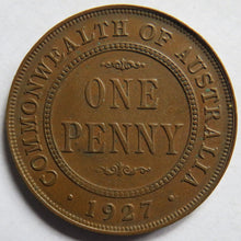 Load image into Gallery viewer, 1927 King George V Australia One Penny Coin
