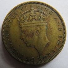 Load image into Gallery viewer, 1942 King George VI Jamaica One Penny Coin
