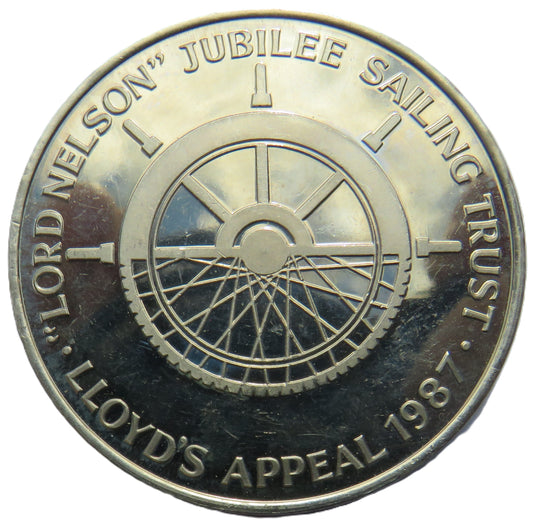 "Lord Nelson" Jubilee Sailing Trust Lloyd's Appeal 1987 Medal