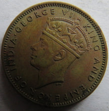 Load image into Gallery viewer, 1945 King George VI Jamaica Halfpenny Coin
