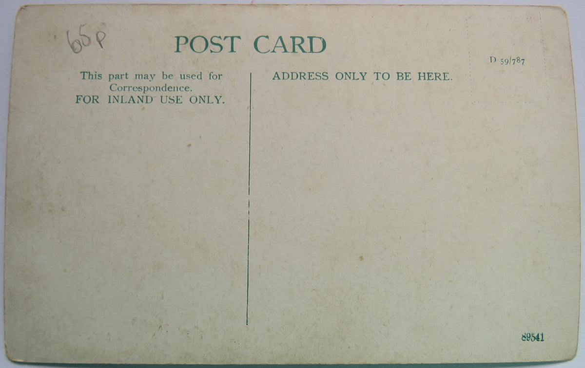 Vintage Postcard of Haddon Hall, Dorothy Vernon's Doorway, Christmas Greetings from Somercotes image 2