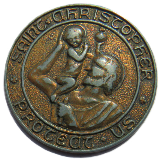 Vintage St Christopher Token / Medal