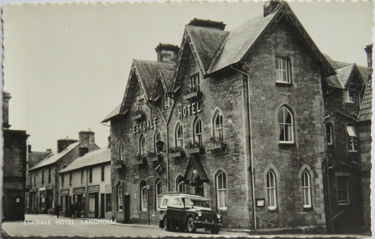 Vintage Postcard of Eskdale Hotel, Langholm