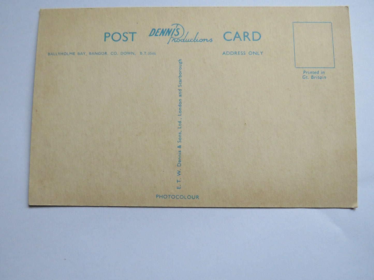 Vintage Postcard of Ballyholme Bay, Bangor, Co Down