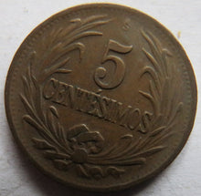 Load image into Gallery viewer, 1944 Uruguay 5 Centimos Coin
