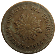 Load image into Gallery viewer, 1944 Uruguay 2 Centimos Coin
