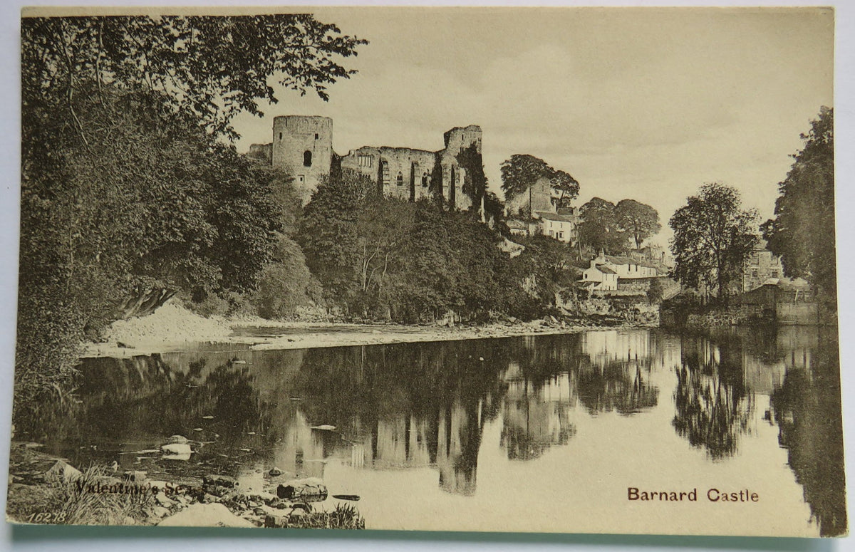 Vintage Postcard of Barnard Castle image 1