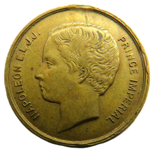 Napoleon E.L. J.J. Prince Imperial / Eugenie Imperatrice Medal