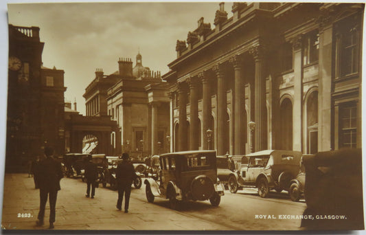 Vintage Postcard of Royal Exchange, Glasgow