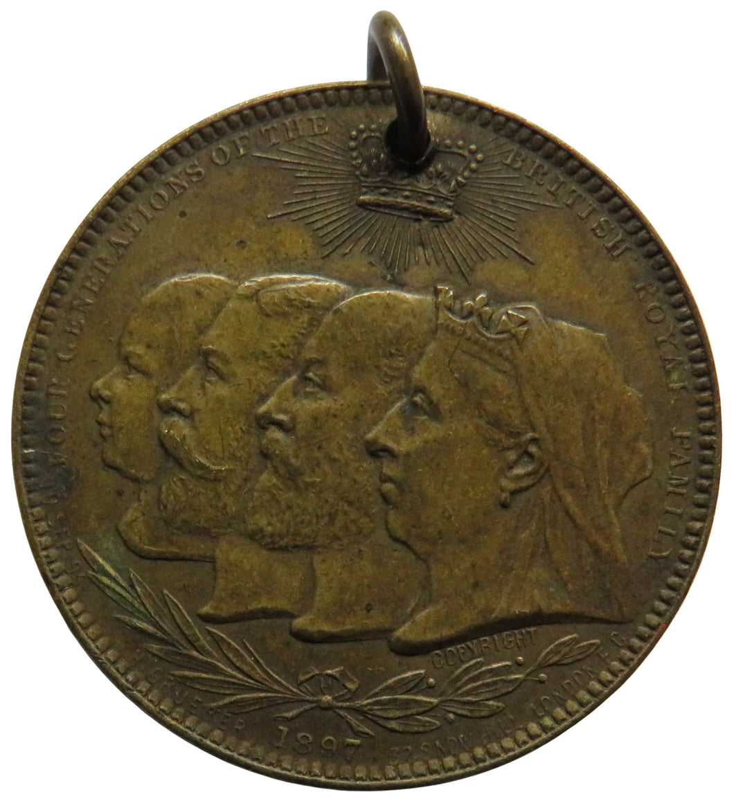 1837-1897 Queen Victoria Diamond Jubilee Medal