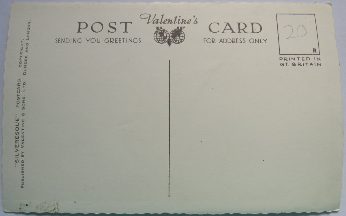 Vintage Postcard of Oban from Pulpit Hill, Looking North - Valentine's Postcard image 2