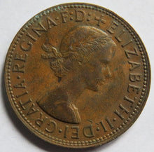 Load image into Gallery viewer, 1963 Queen Elizabeth II Australia One Penny Coin
