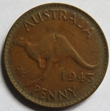 Load image into Gallery viewer, 1943 King George VI Australia One Penny Coin
