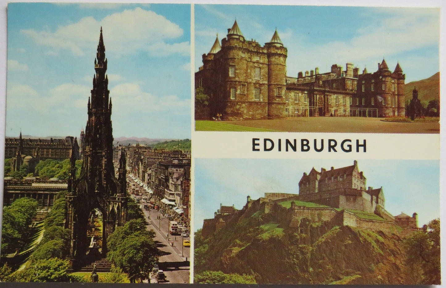 Vintage Postcard of Edinburgh