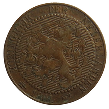 Load image into Gallery viewer, 1901 Netherlands One Cent Coin
