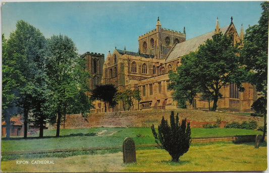 Vintage Postcard of Ripon, Cathedral