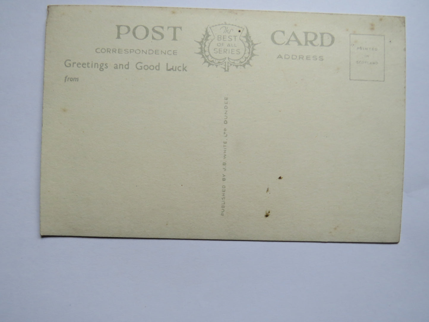 Vintage Postcard of Dumfries & Stewartry