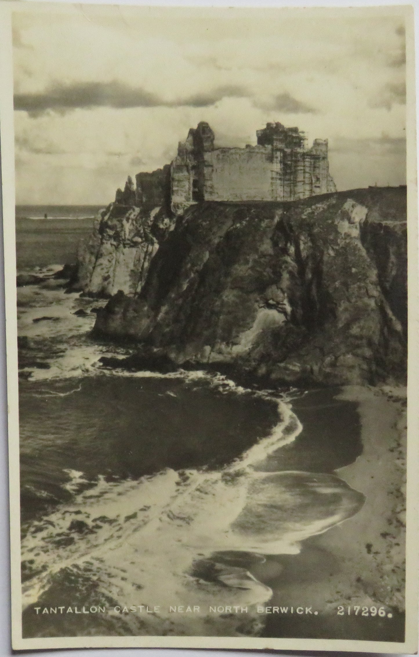 Vintage Postcard of Tantallon Castle Near North Berwick