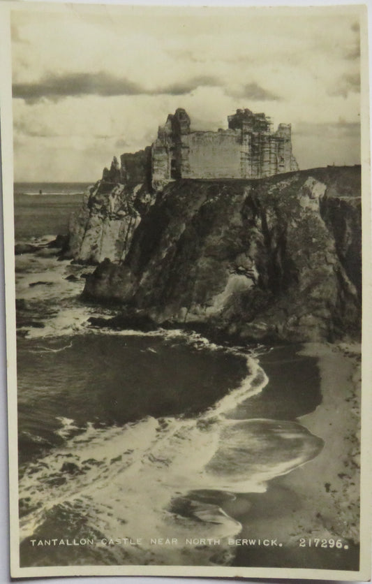 Vintage Postcard of Tantallon Castle Near North Berwick
