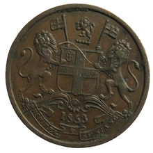 Load image into Gallery viewer, 1853 East India Company 1/2 Pice Coin
