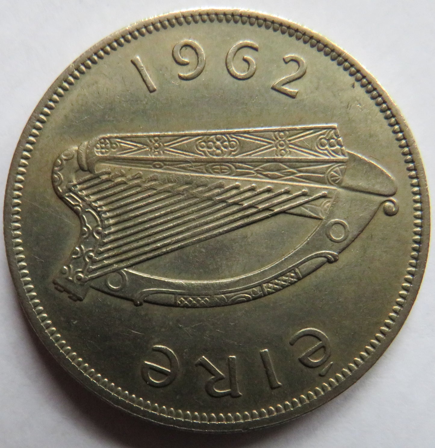 1962 Ireland Eire Halfcrown Coin