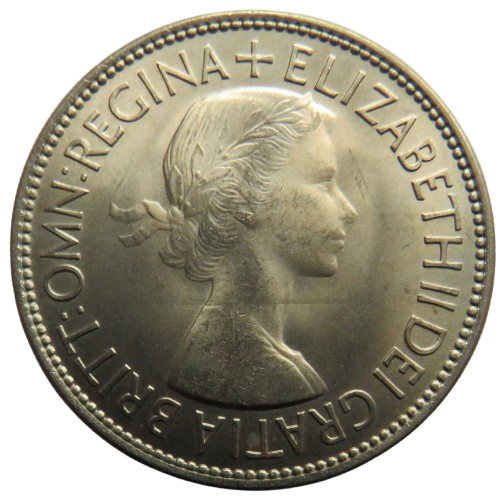 1953 Queen Elizabeth II Halfcrown Coin In High Grade