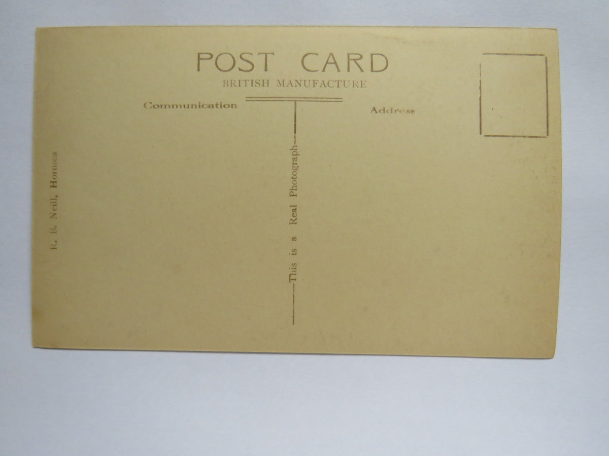 Vintage Postcard of Hornsea Church from Park