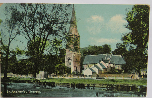 Vintage Postcard of St. Andrew's, Thorpe