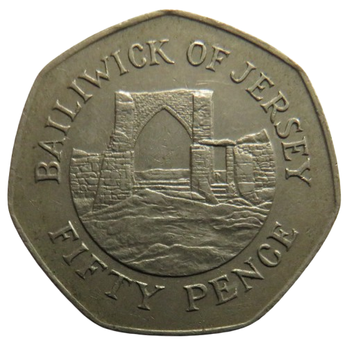 1984 Bailiwick of Jersey 50p Fifty Pence Coin