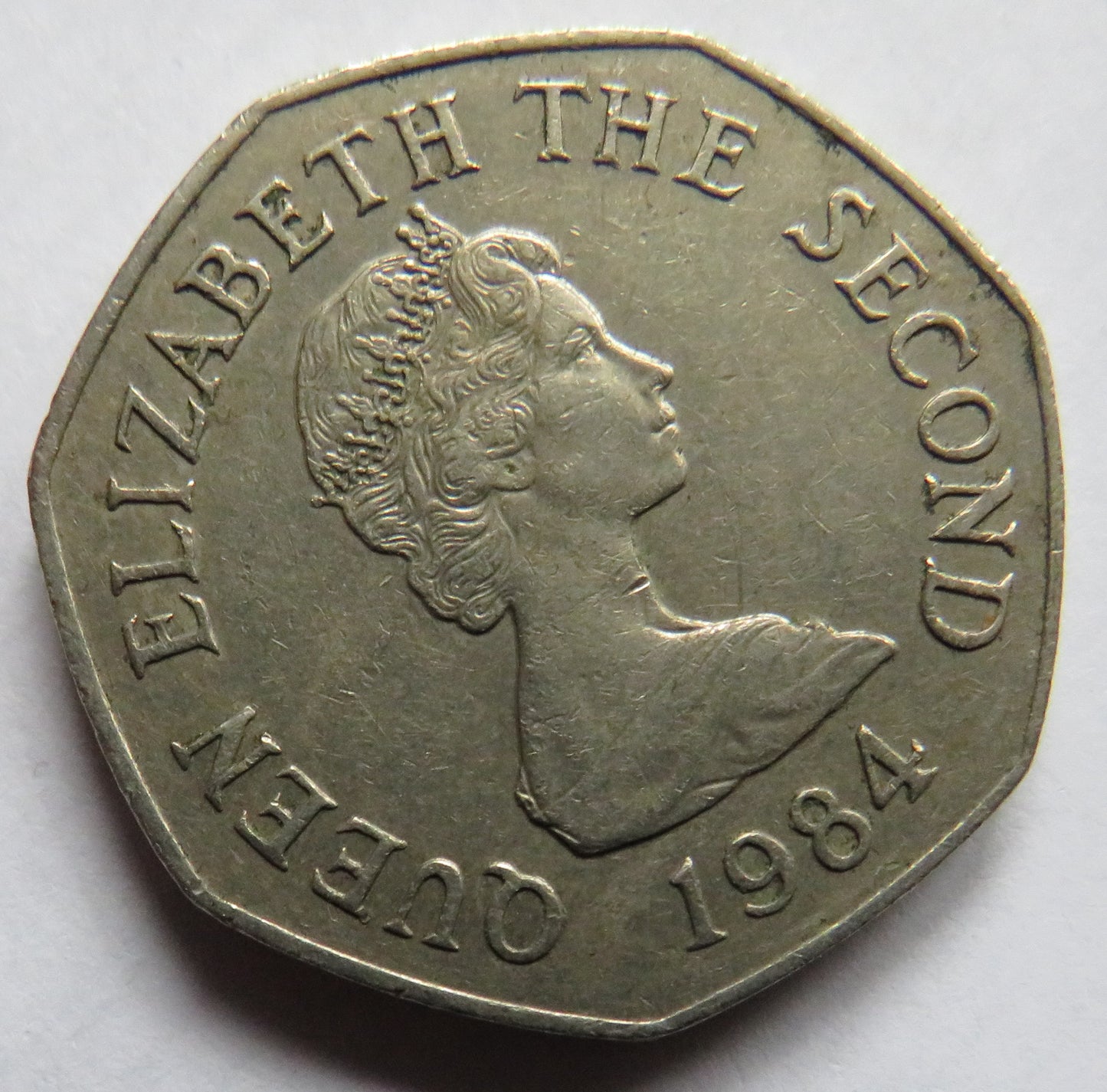 1984 Bailiwick of Jersey 50p Fifty Pence Coin
