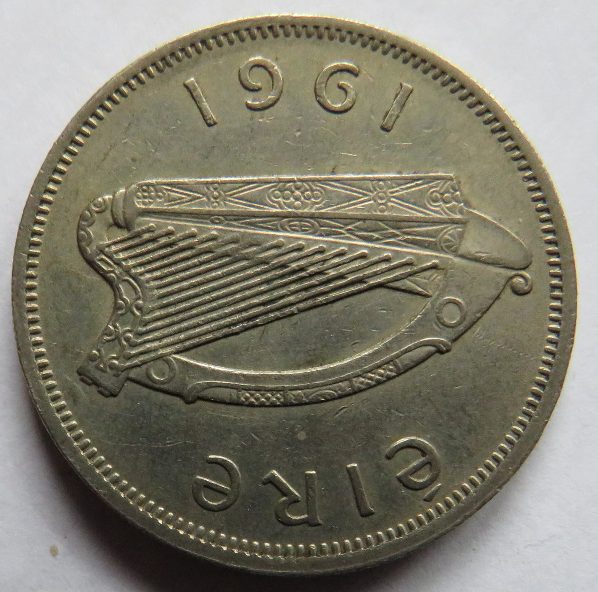 1961 Ireland Eire Florin / 2 Shillings Coin