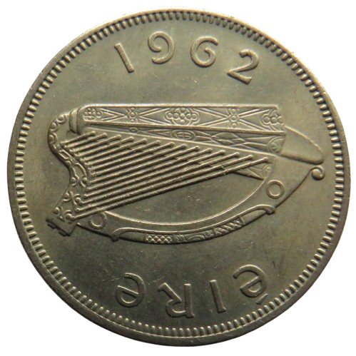1962 Ireland Eire Florin / 2 Shillings Coin