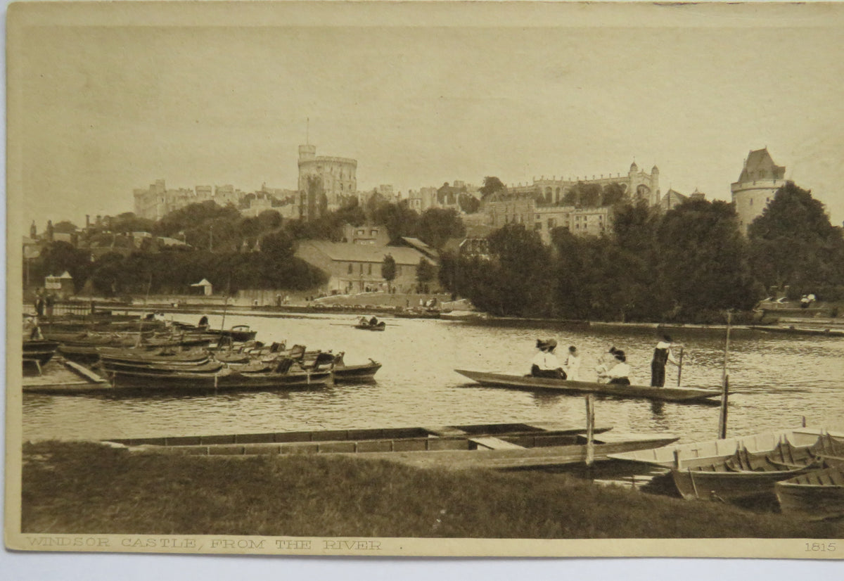 Vintage Postcard of Windsor Castle, From the River image 1