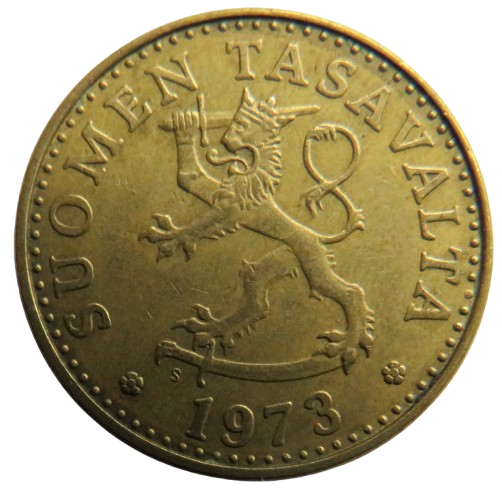 1973 Finland 20 Pennia Coin