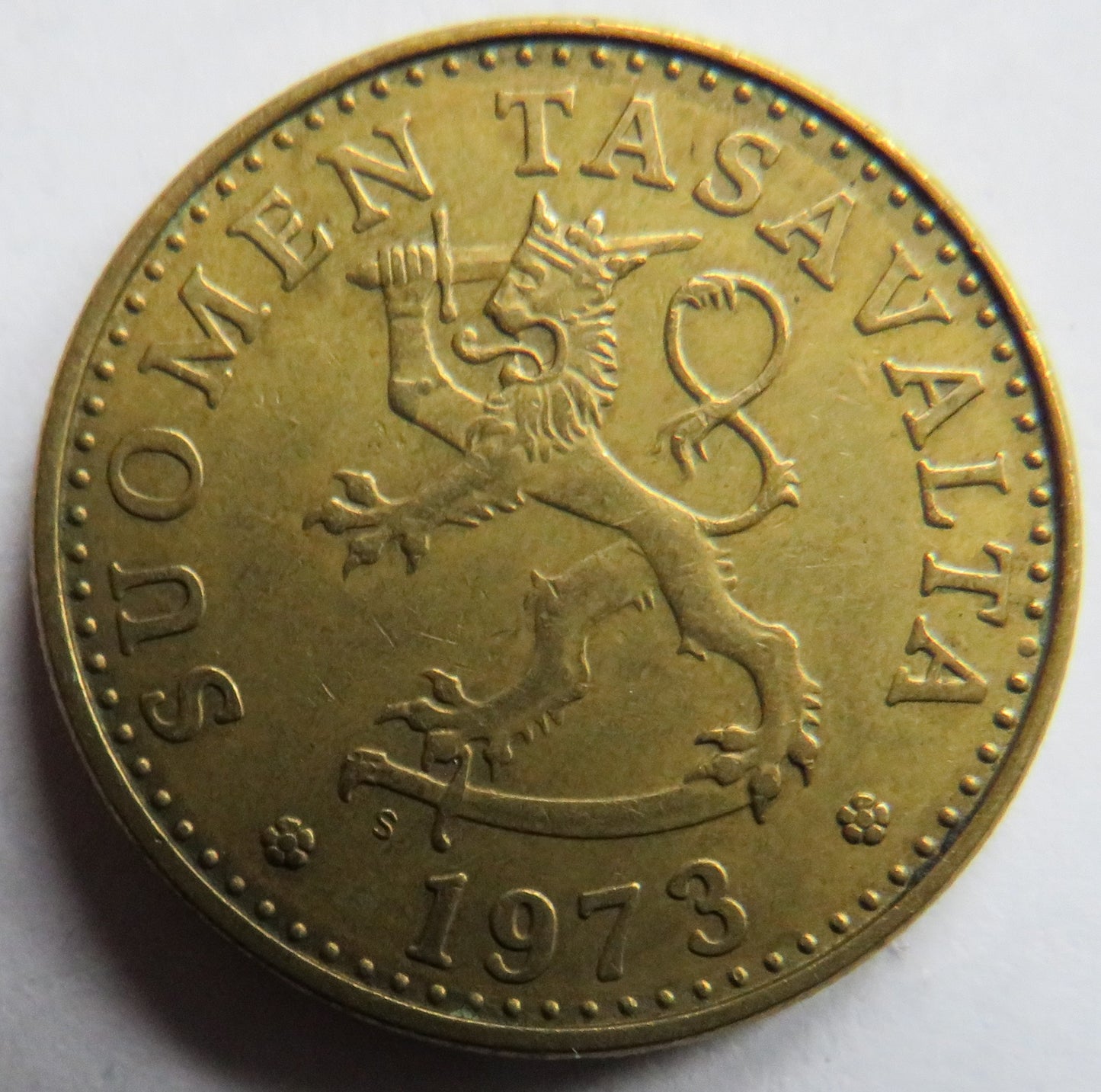 1973 Finland 20 Pennia Coin